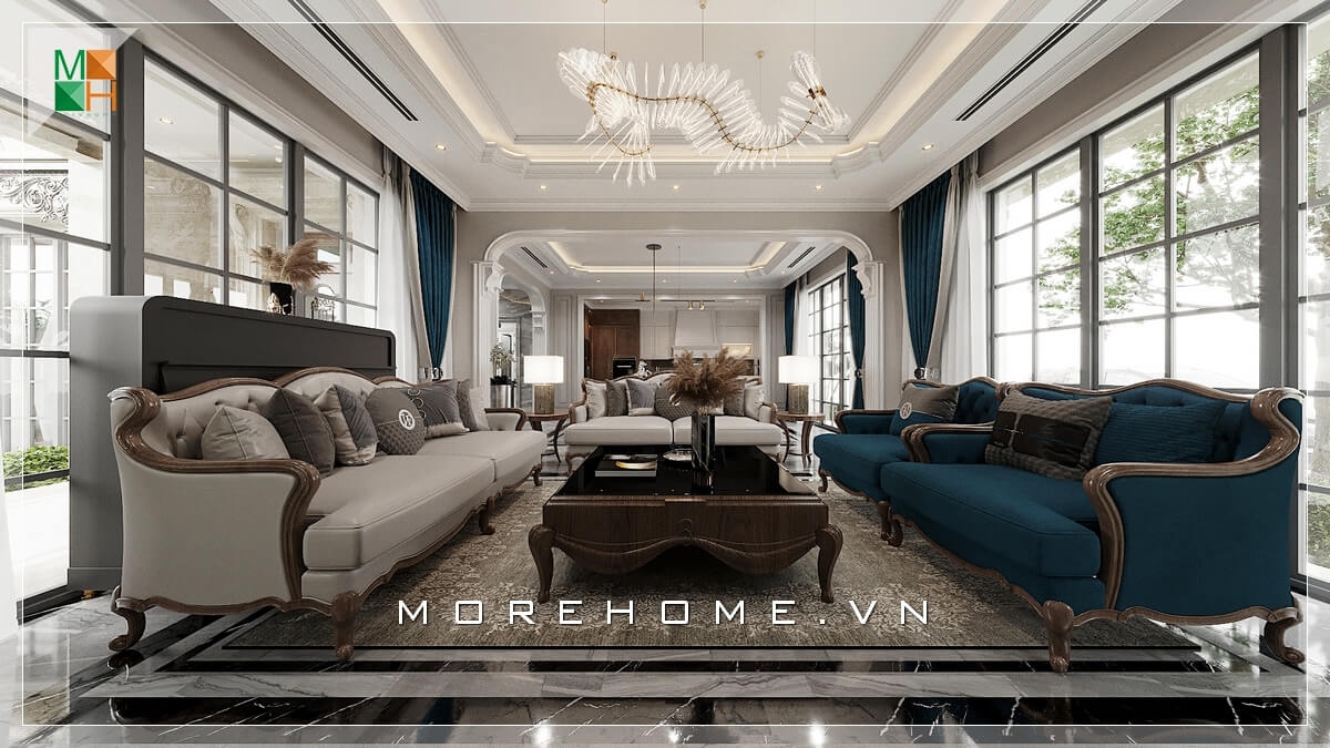 Mẫu nội ngoại thất biệt thự tân cổ điển